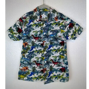 365 Kids Garanimals  Dinosaur Button Front Shirt Size 7